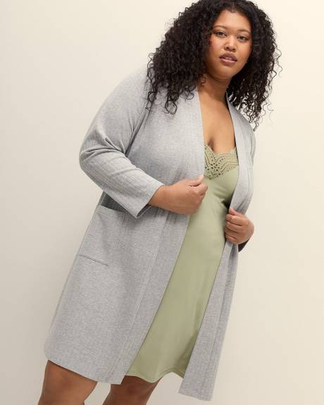Robe de chambre texturée chinée - ti Voglio