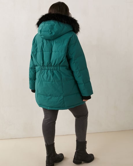 Knee-Length Hooded Parka - In Every Story