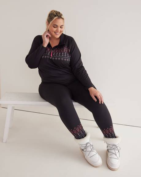 Fair Isle Fashion Legging - Active Zone