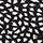 Jersey Cotton Lace Thong, Black and White Print - ti VOGLIO