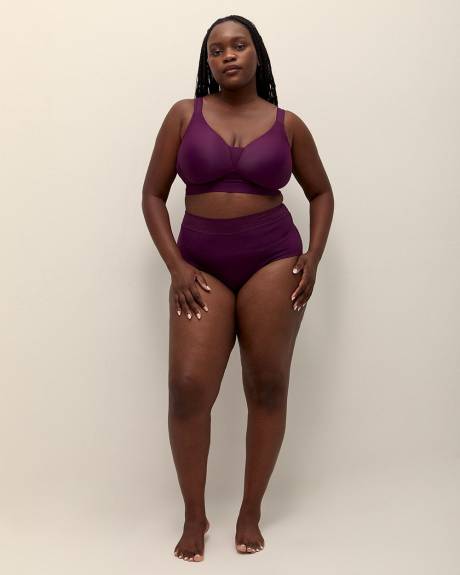 Purple Wireless Padded T-Shirt Bra - ti Voglio