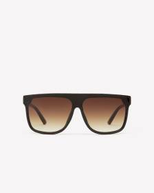 Plastic Ombre Retro Squared Sunglasses