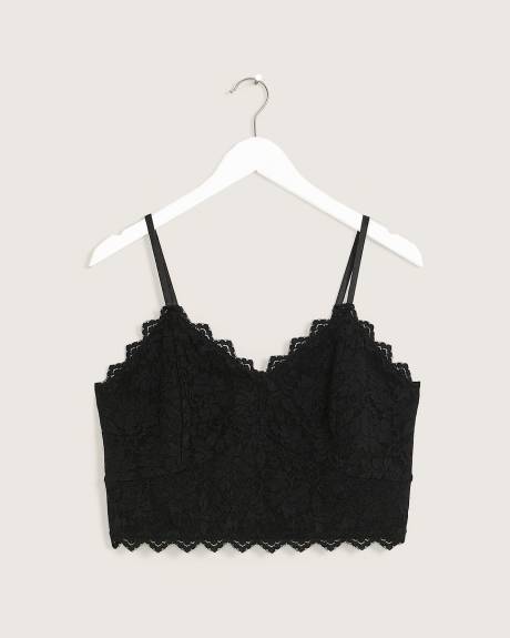 Lace Crop Camisole - Addition Elle