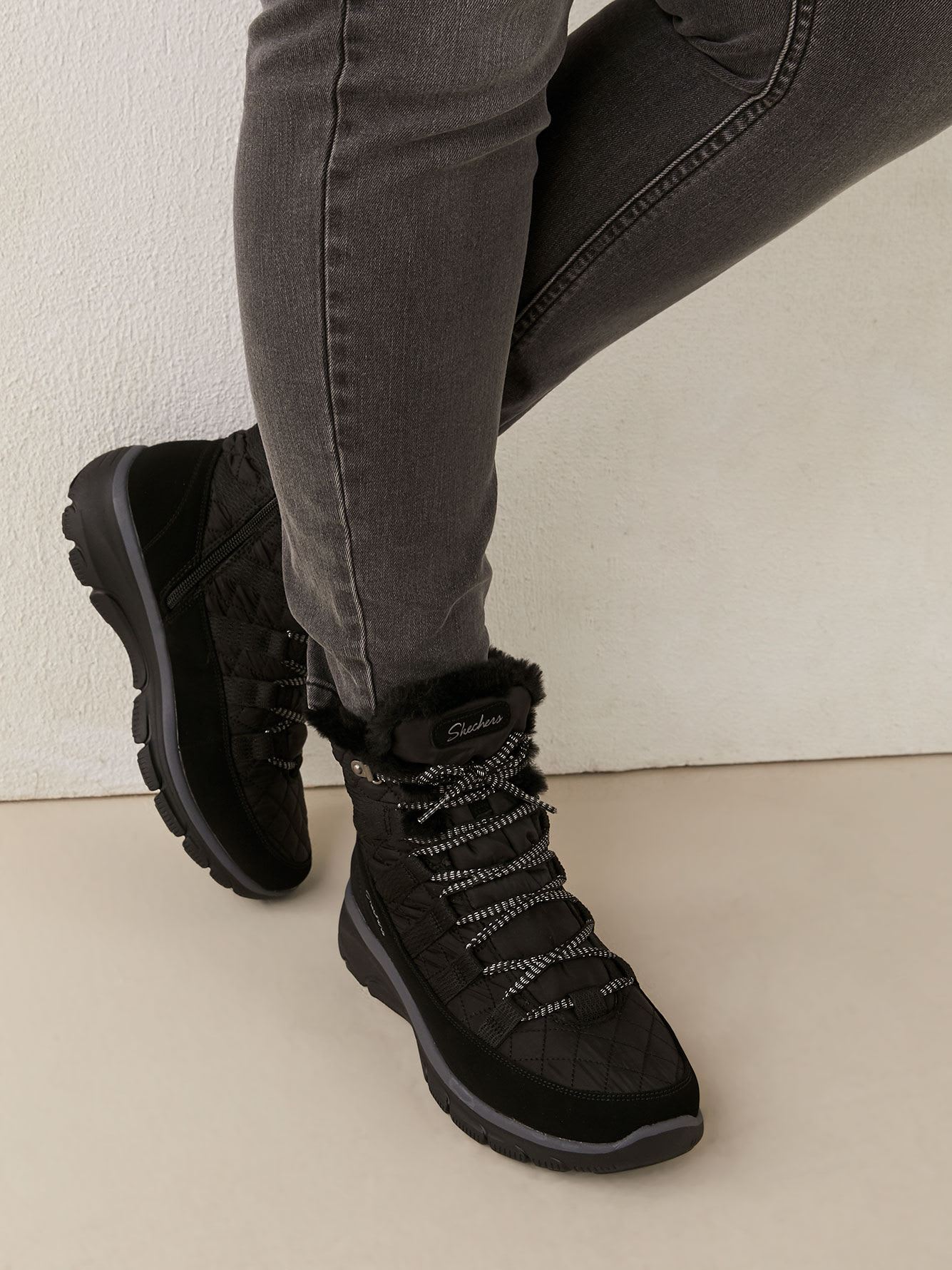 Skechers sales street boots