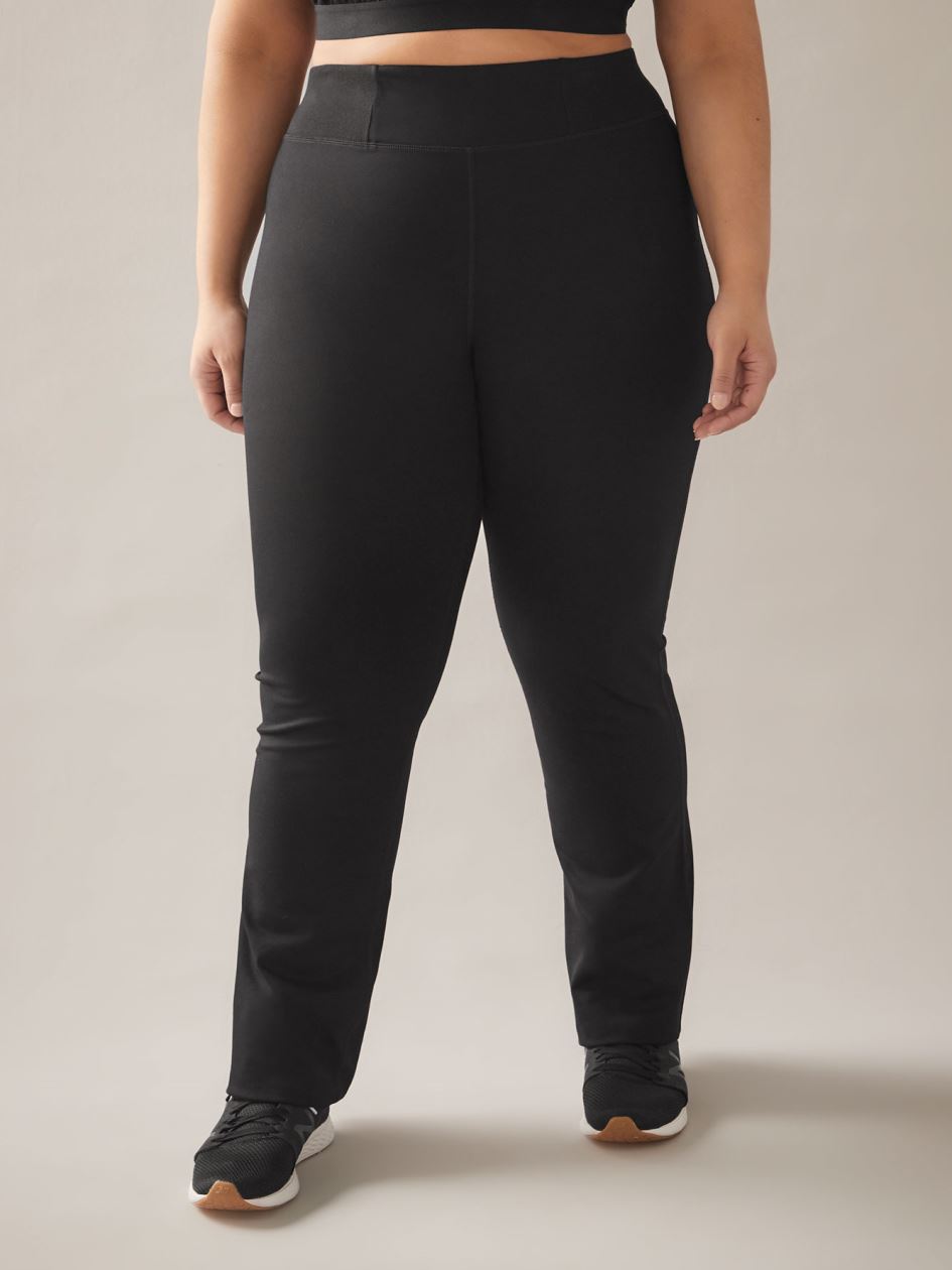 Petite, Solid Basic Yoga Ankle Pant ActiveZone Penningtons