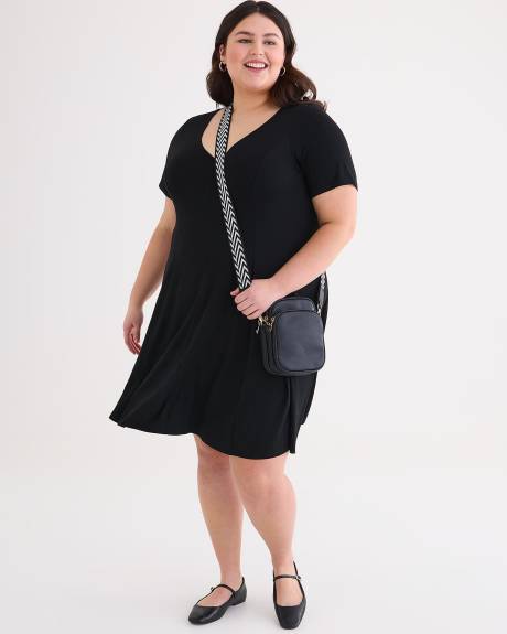 Responsible, V-Neck Knit Dress