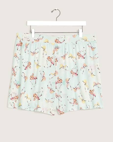 Responsible, Flamingo Knit Pyjama Short - ti VOGLIO