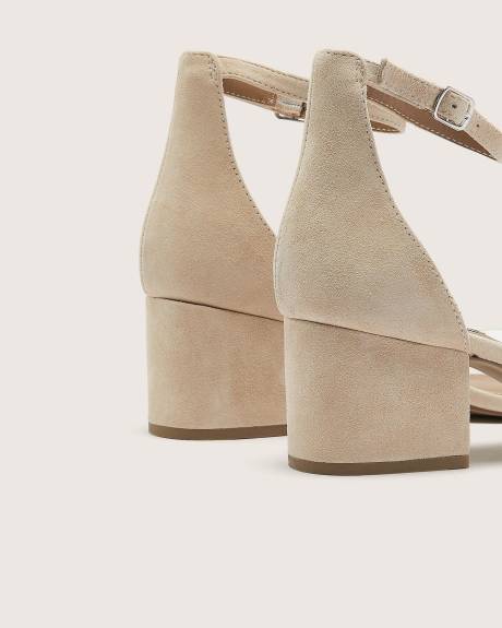 Wide Width, Irene Vinyl Block Heel Sandal - Steve Madden
