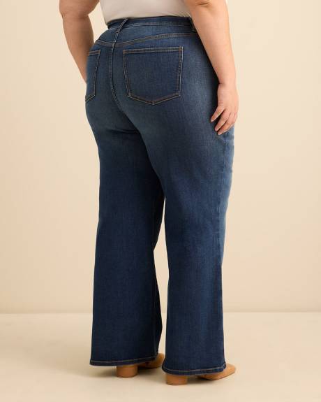 Classic-Fit Wide-Leg Mid-Rise Jean with Tummy Control - d/C JEANS