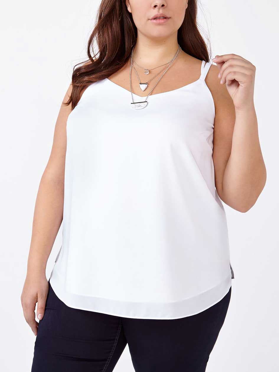 Camisole doublée à encolure en V