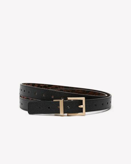Ceinture réversible à motif animal - Addition Elle