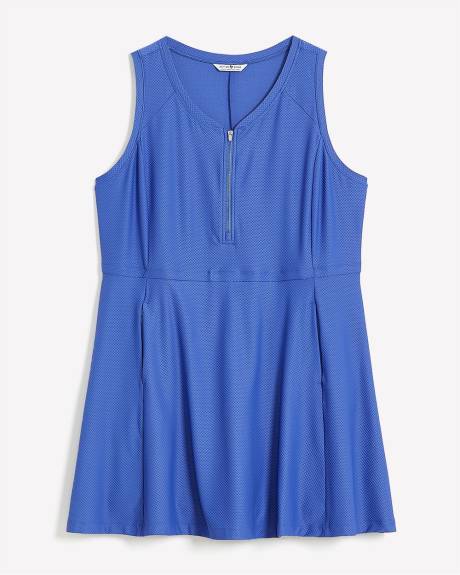 Robe sans manches avec short intégré, tissu responsable - Active Zone