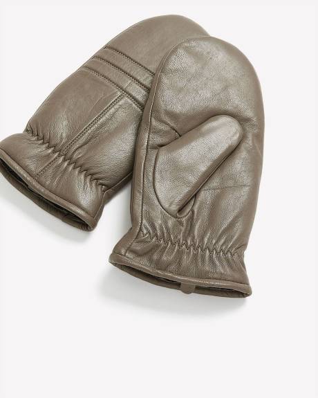 Leather Mittens