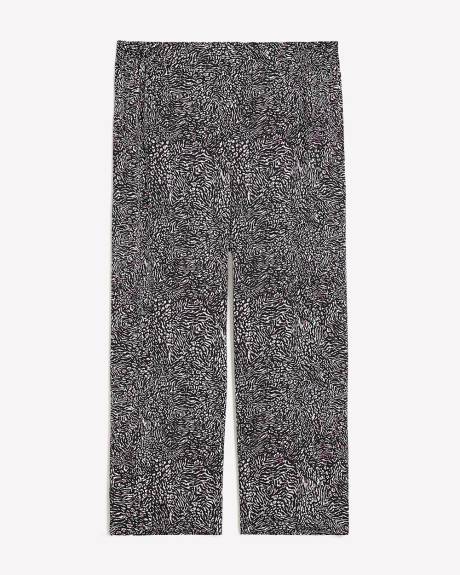Satin Straight-Leg Pajama Pants - Déesse Collection