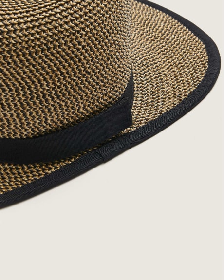 Chapeau en paille deux tons - Canadian Hat