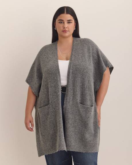 Knitted Cape with Pockets