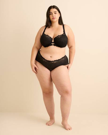 Culotte classique avec taille en dentelle - Déesse Collection