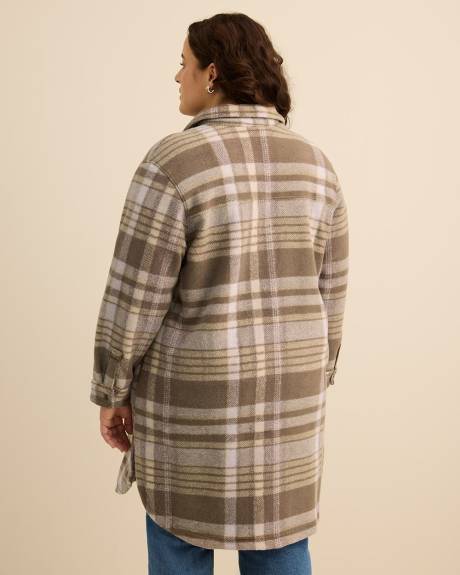 Manteau long en molleton carreauté Wildest Venture - Columbia