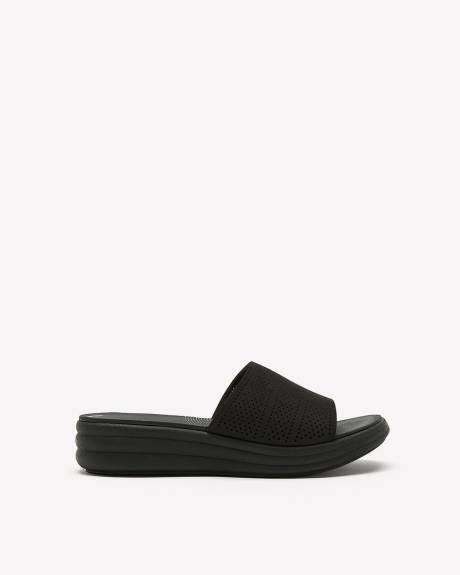 Sandale texturée à enfiler Drift Twist, pied large - Clarks