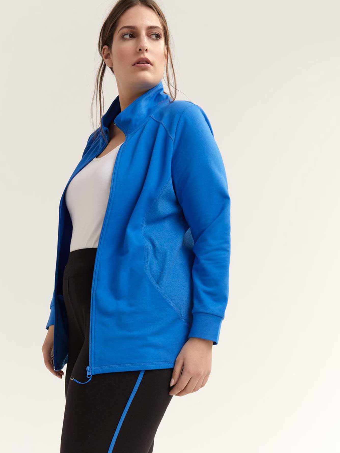 Long Sleeve Jacket with Mock Neck Penningtons