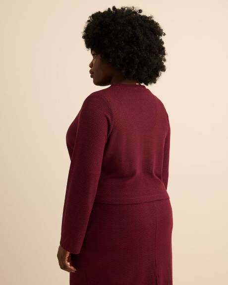 Cardigan nou&eacute; &agrave; manches cloches