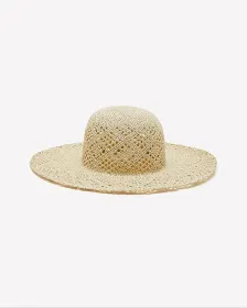 Wide-Rim Straw Hat