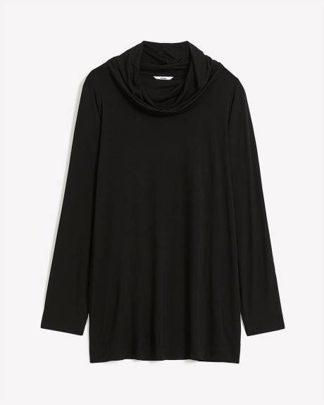 Cowl Neck Knit Tunic