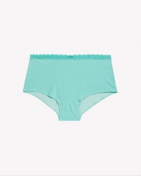 Culotte garçonne imprimée en coton avec dentelle - ti Voglio