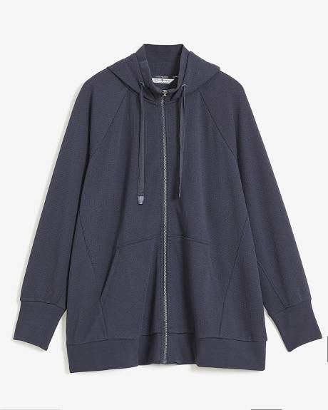 Veste zippée à manches longues avec capuchon - Active Zone