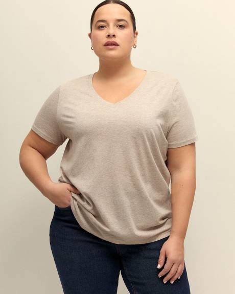 Boyfriend-Fit Short-Sleeve Tee - PENN. Essentials