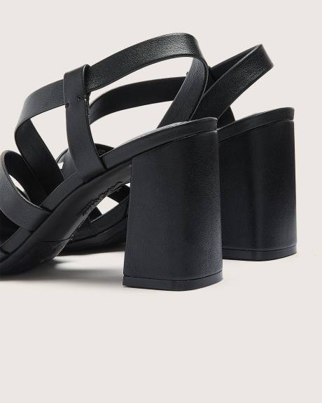 Wide Width, Broadway High Heel Strappy Sandal - Lifestride