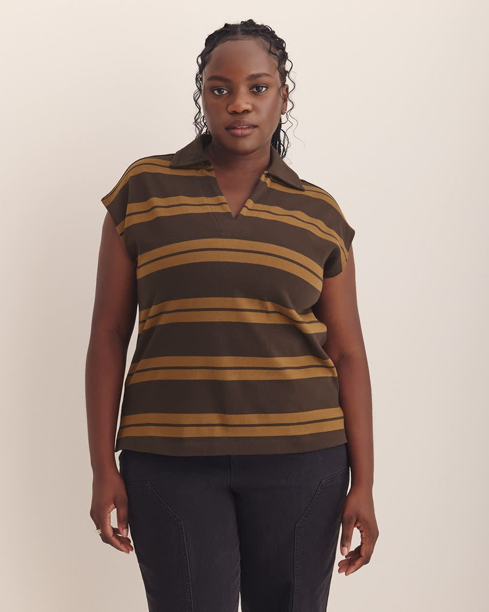 Extended Sleeves Polo - Addition Elle