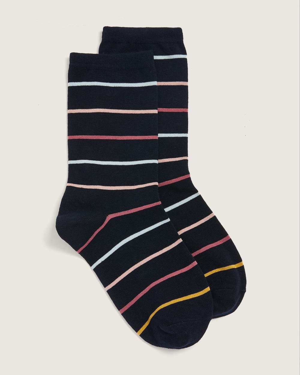 Multistripe Print Crew Socks - In Every Story | Penningtons