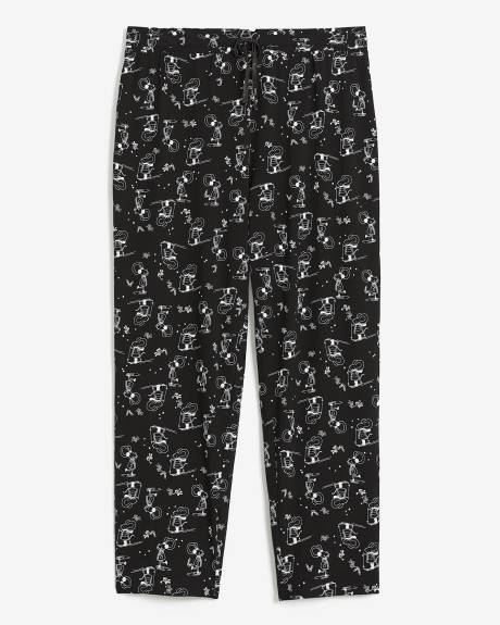 Printed Straight-Leg Knit Pyjama Pant - ti Voglio