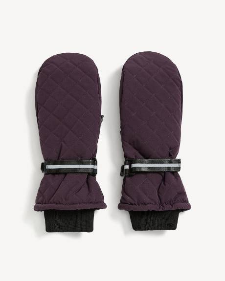 Quilted Nylon Mittens - Active Zone