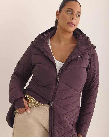 Manteau matelassé mi-long Joy Peak violet foncé - Columbia
