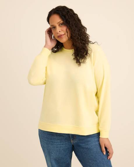 Chandail en molleton, coupe boyfriend - Essentiels PENN.