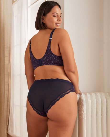 High-Cut Brief With Lace Back - Déesse Collection