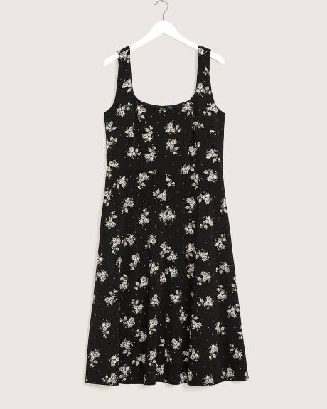 Robe midi évasée sans manches - Addition Elle