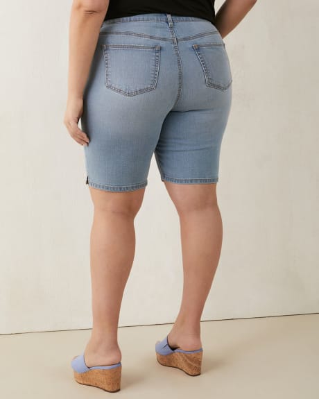 Responsible, 1948 Fit Denim Bermuda Shorts, Distressed Light Wash - d/C JEANS