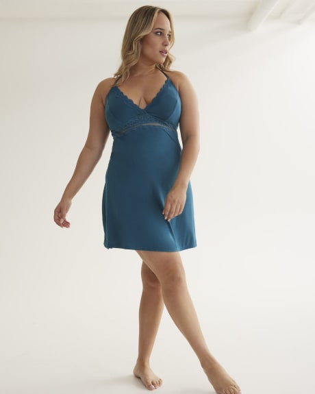 Boudoir Babydoll with Lace - Déesse Collection