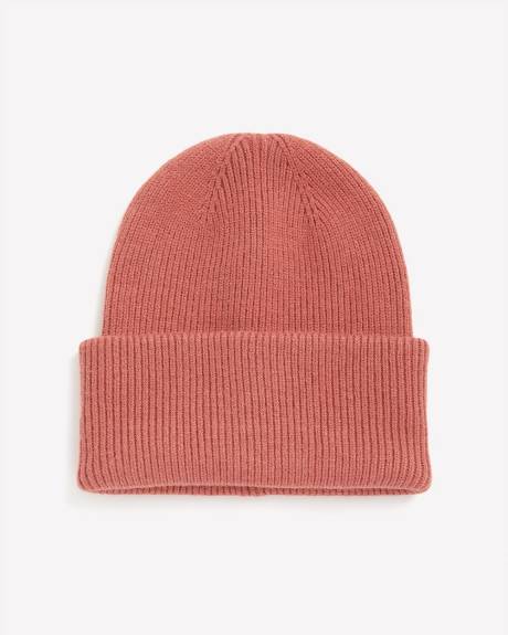 Ribbed Wide Cuff Beanie - Addition Elle