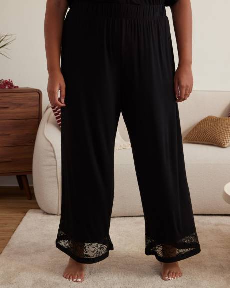 Pyjama Pant with Lace Insert - ti Voglio