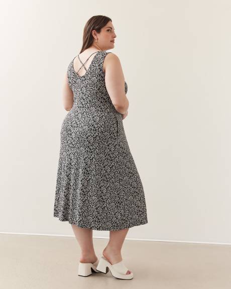Responsible, Sleeveless Maxi Empire Dress