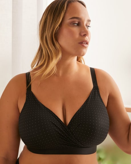 Soutien-gorge de détente avec imprimé à pois - Déesse Collection