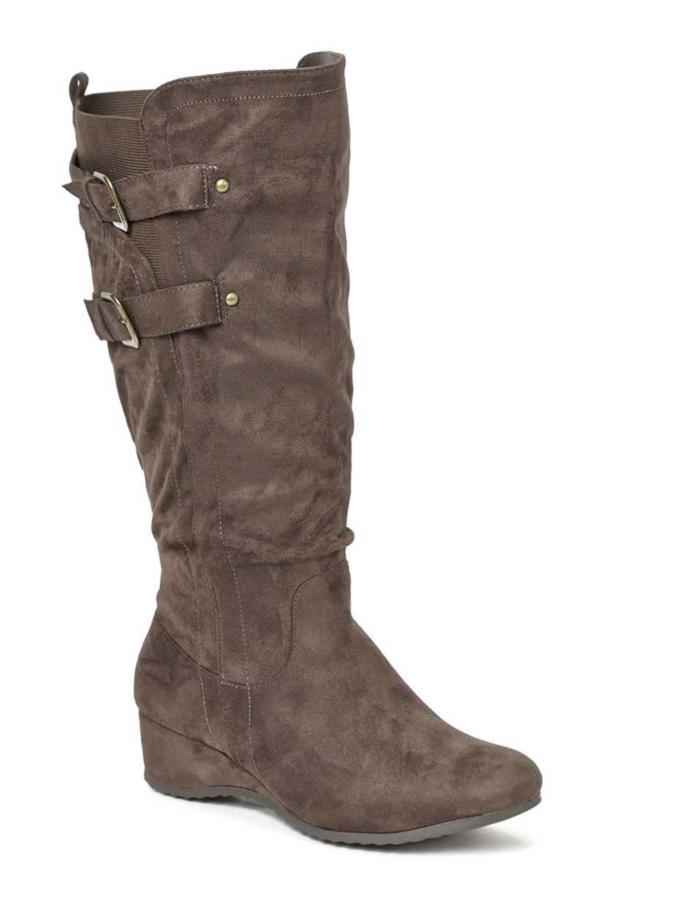 WideWidth FauxSuede Boots Penningtons