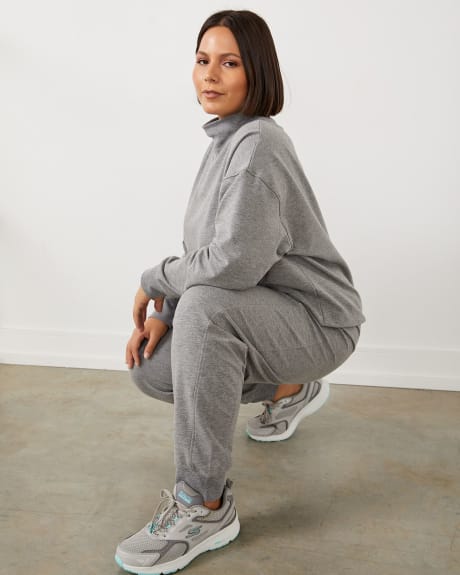 French Terry Sweatpant With Rib Waistband - ActiveZone