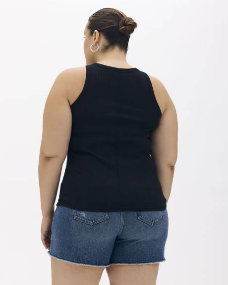Camisole côtelée à encolure licou - Addition Elle - Essentiels PENN.