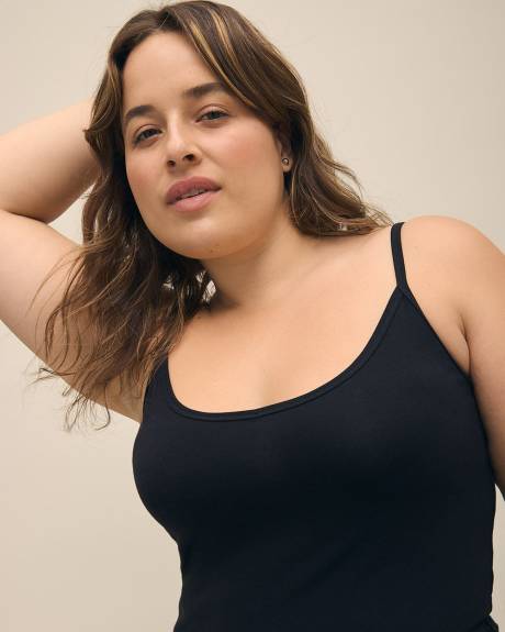 Solid Fitted Cami With Adjustable Straps - PENN. Essentials