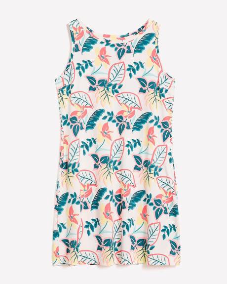 Chill River Floral Sleeveless Dress - Columbia